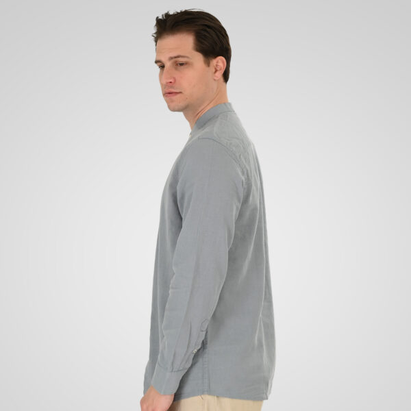 261GS-5191 SHIRT LINEN WITH MAO COLLAR AND LONG SLEEVES SEAMIST