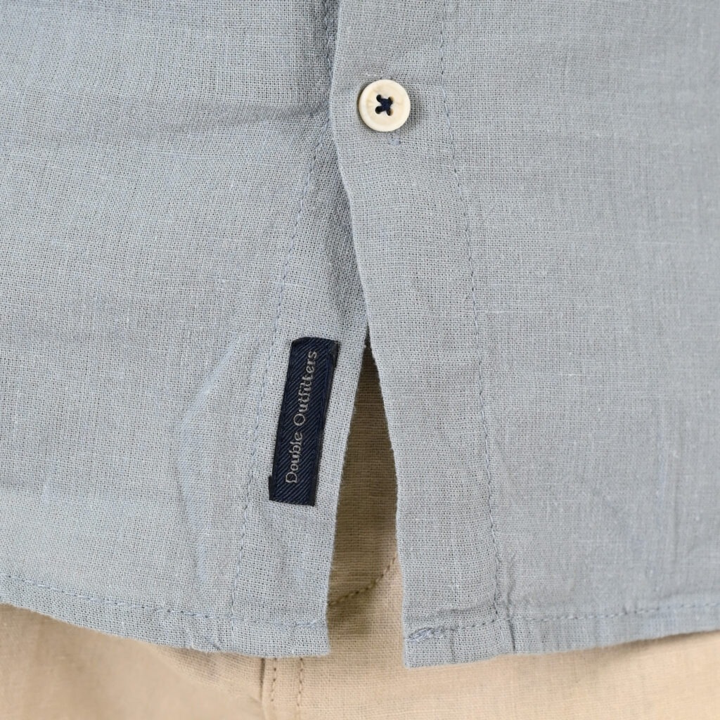 261GS-5191 SHIRT LINEN WITH MAO COLLAR AND LONG SLEEVES SEAMIST
