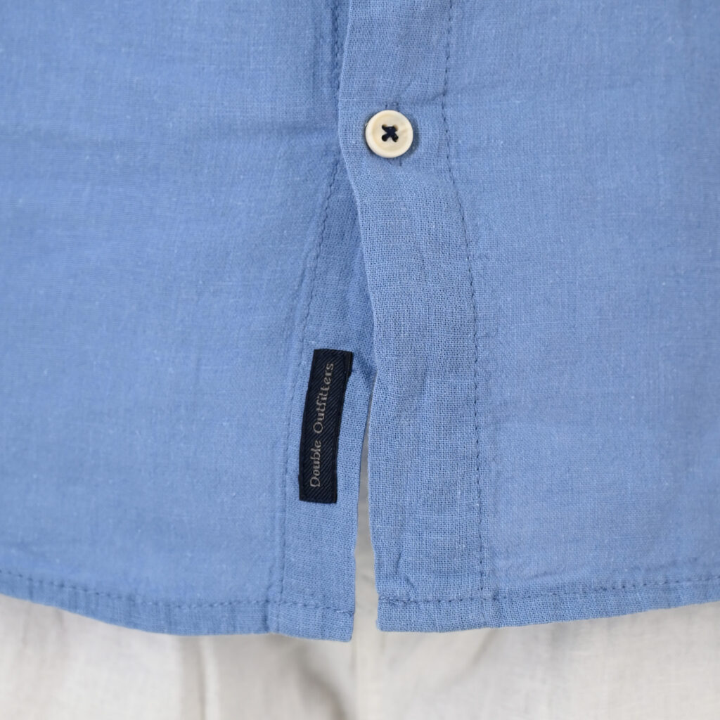 261GS-5191 SHIRT LINEN WITH MAO COLLAR AND LONG SLEEVES CIEL
