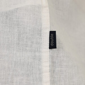 261GS-5192 SHIRT LINEN WITH CHEST POCKET AND SHORT SLEEVES LINEN WHITE - Image 5