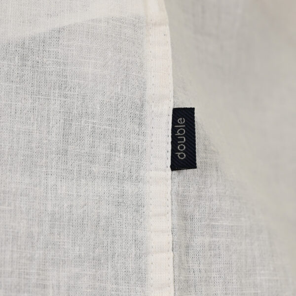 261GS-5192 SHIRT LINEN WITH CHEST POCKET AND SHORT SLEEVES LINEN WHITE