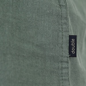 261GS-5192 SHIRT LINEN WITH CHEST POCKET AND SHORT SLEEVES PALM GREEN - Image 5