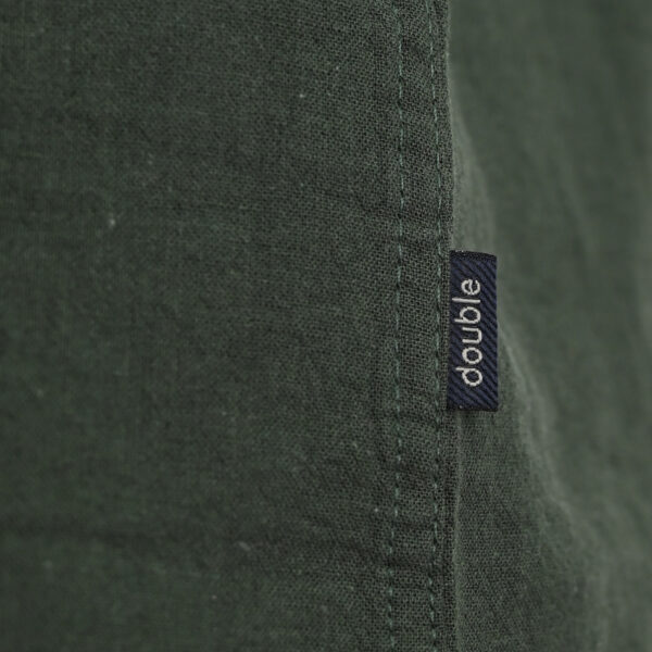 261GS-5192 SHIRT LINEN WITH CHEST POCKET AND SHORT SLEEVES FOREST