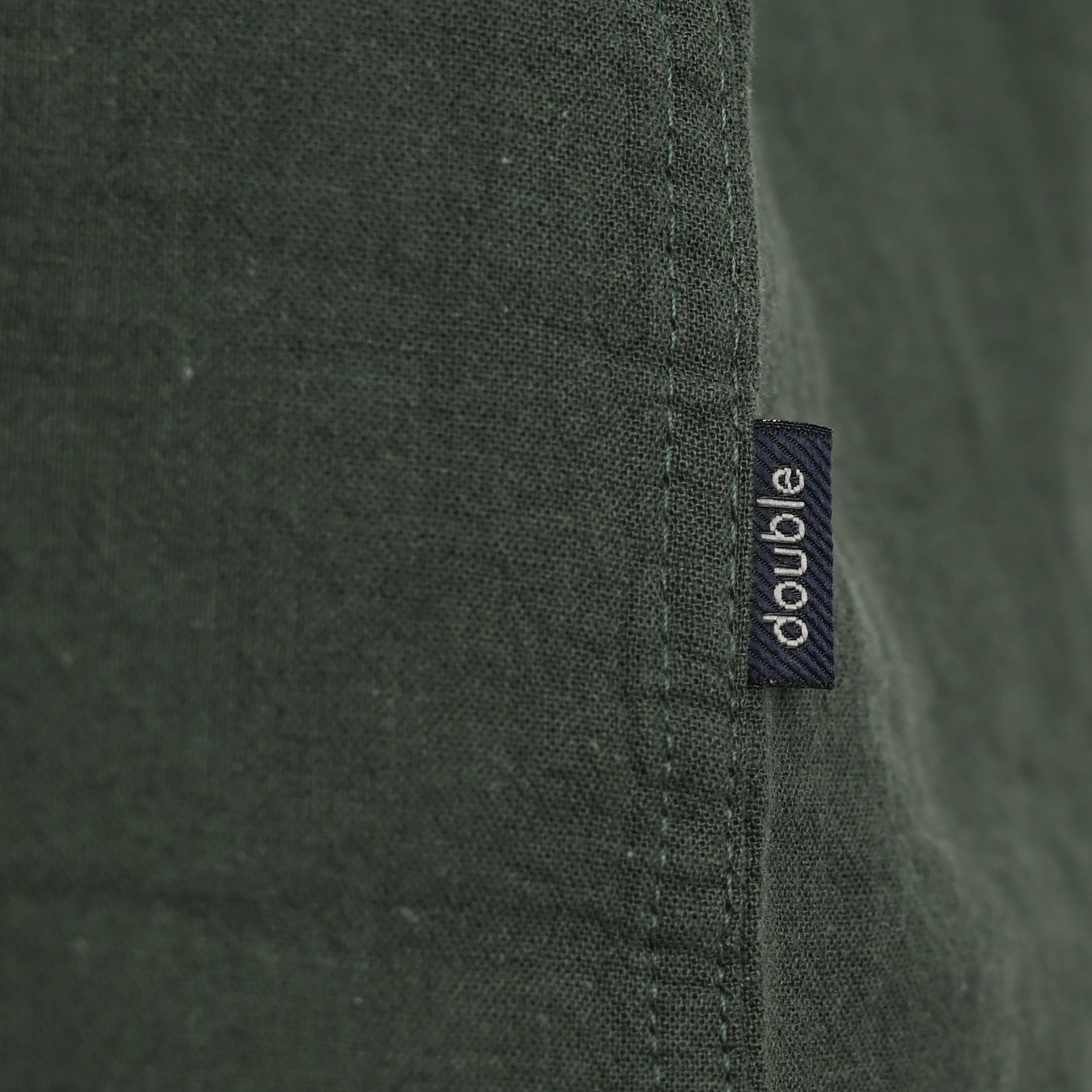 261GS-5192 SHIRT LINEN WITH CHEST POCKET AND SHORT SLEEVES FOREST - Image 5