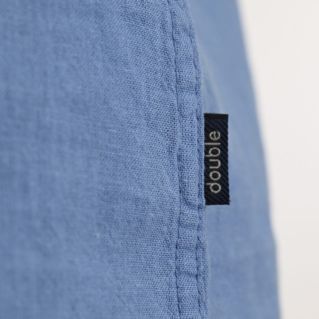 261GS-5192 SHIRT LINEN WITH CHEST POCKET AND SHORT SLEEVES CIEL