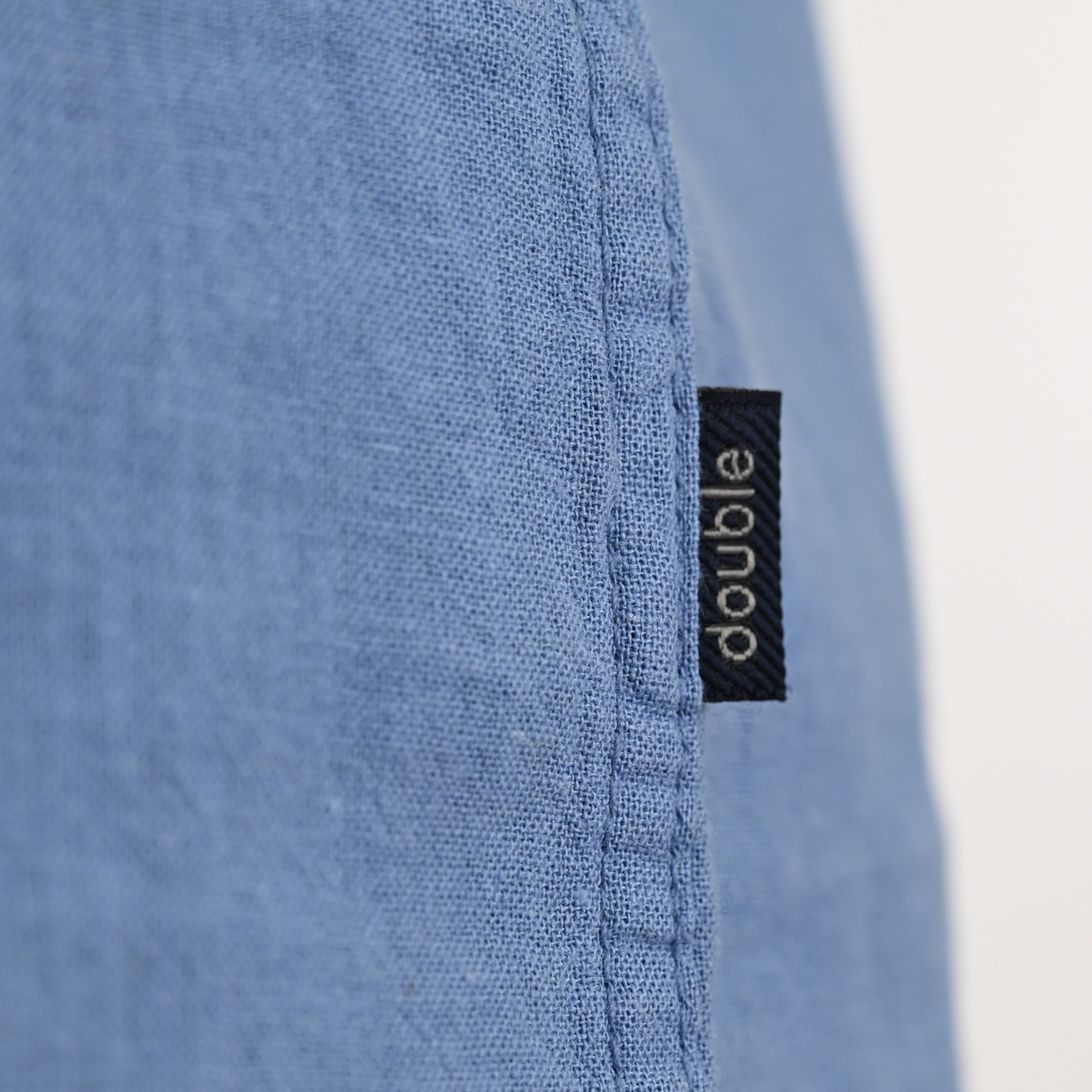 261GS-5192 SHIRT LINEN WITH CHEST POCKET AND SHORT SLEEVES CIEL - Image 5
