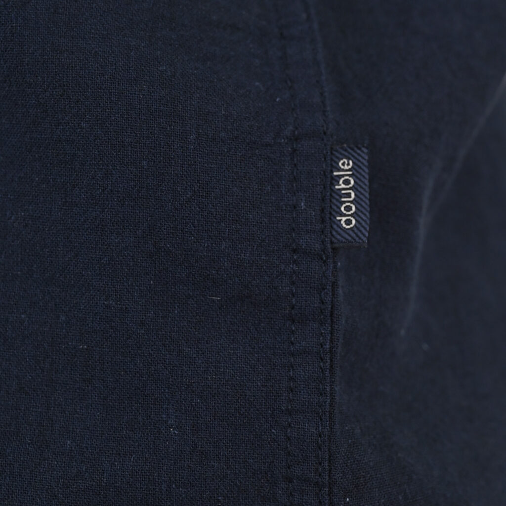 261GS-5192 SHIRT LINEN WITH CHEST POCKET AND SHORT SLEEVES NAVY