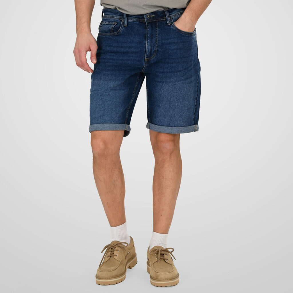 261MJS-7072 SHORTS DENIM MD BLUE