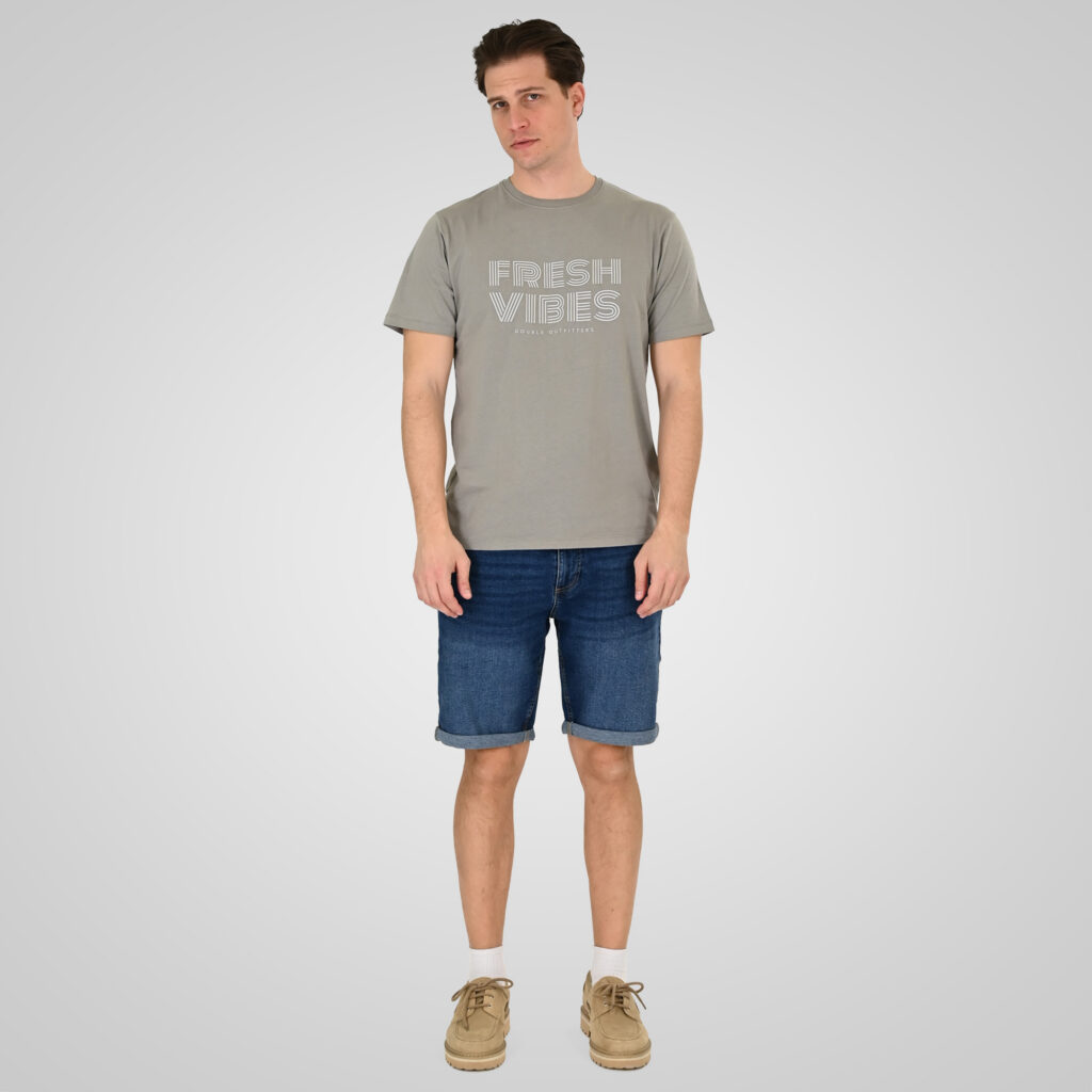261MJS-7072 SHORTS DENIM MD BLUE