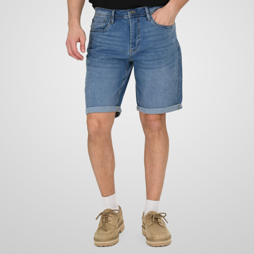 261MJS-7073 SHORTS DENIM LIGHT BLUE DENIM