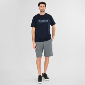 261MS-6030 MS SHORTS (TERRY FLEECE) STEEL BLUE - Image 2