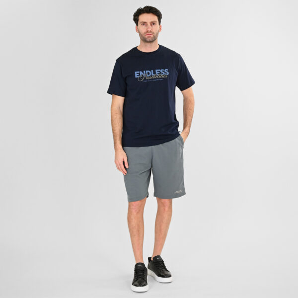 261MS-6030 MS SHORTS (TERRY FLEECE) STEEL BLUE