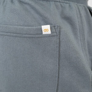 261MS-6030 MS SHORTS (TERRY FLEECE) STEEL BLUE - Image 6