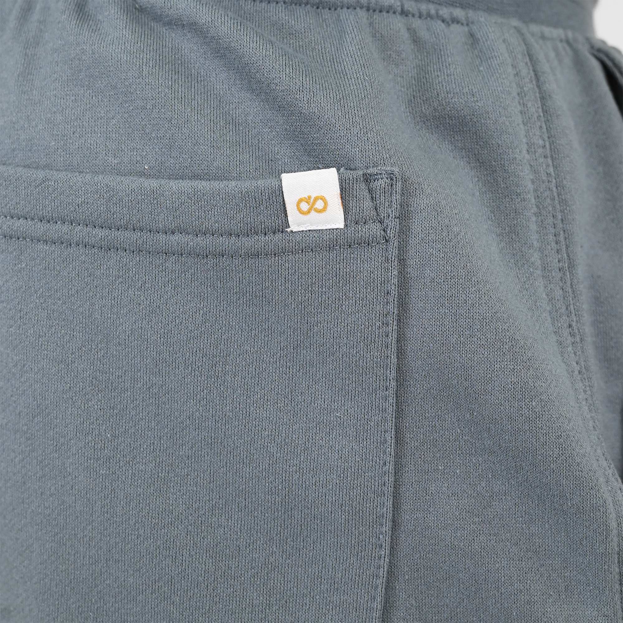 261MS-6030 MS SHORTS (TERRY FLEECE) STEEL BLUE - Image 6