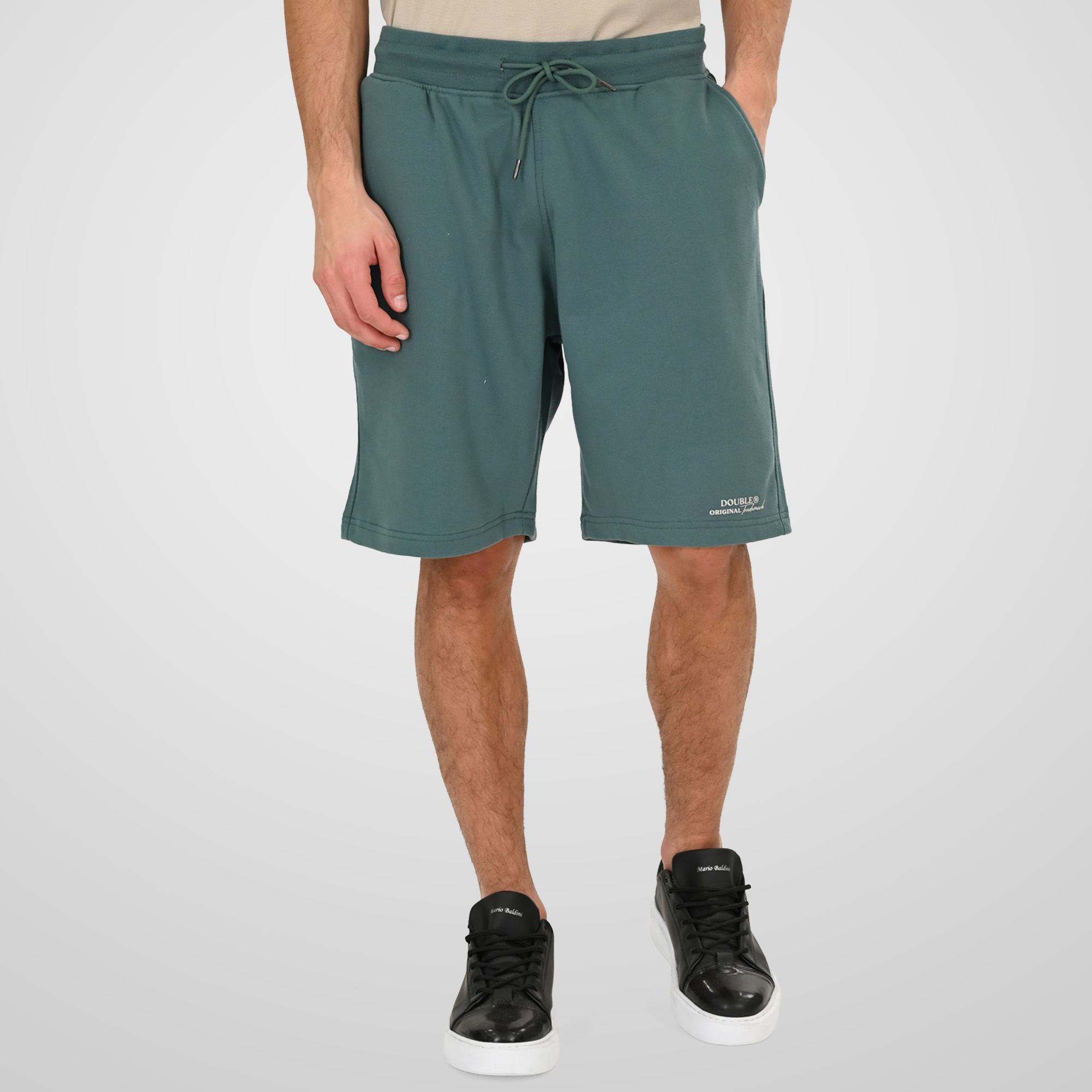 261MS-6030 MS SHORTS (TERRY FLEECE) PESTO - Image 1