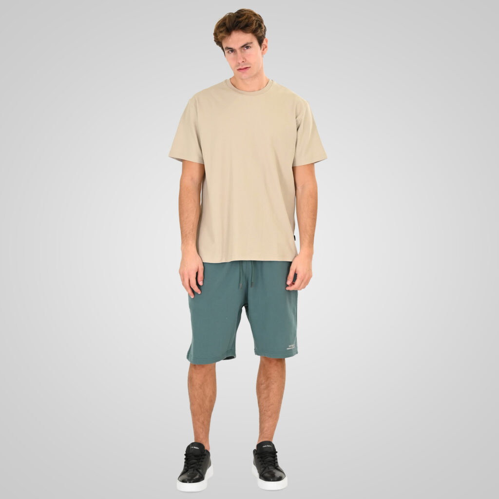 261MS-6030 MS SHORTS (TERRY FLEECE) PESTO