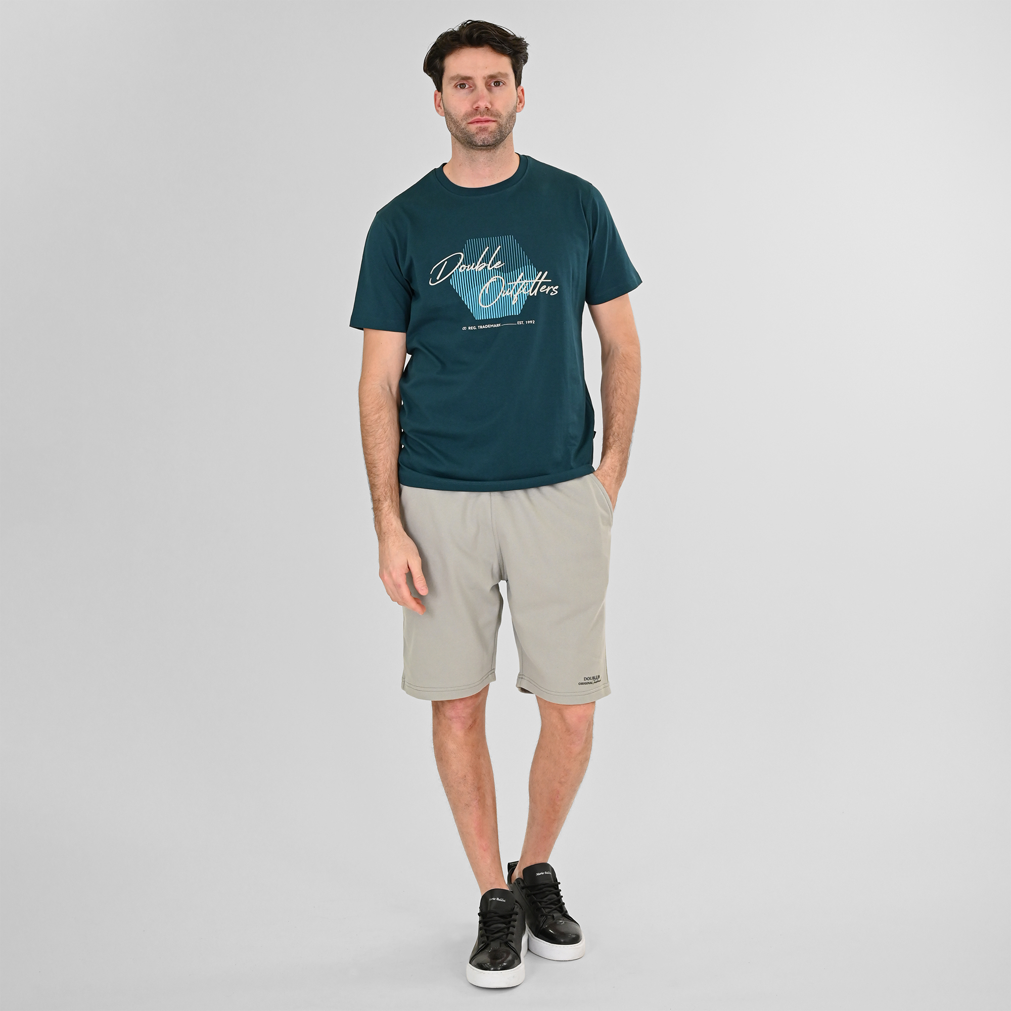 261MS-6030 MS SHORTS (TERRY FLEECE) LT GREY - Image 2
