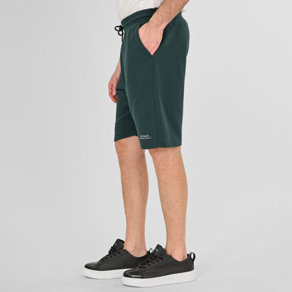 261MS-6030 MS SHORTS (TERRY FLEECE) FOREST GREEN