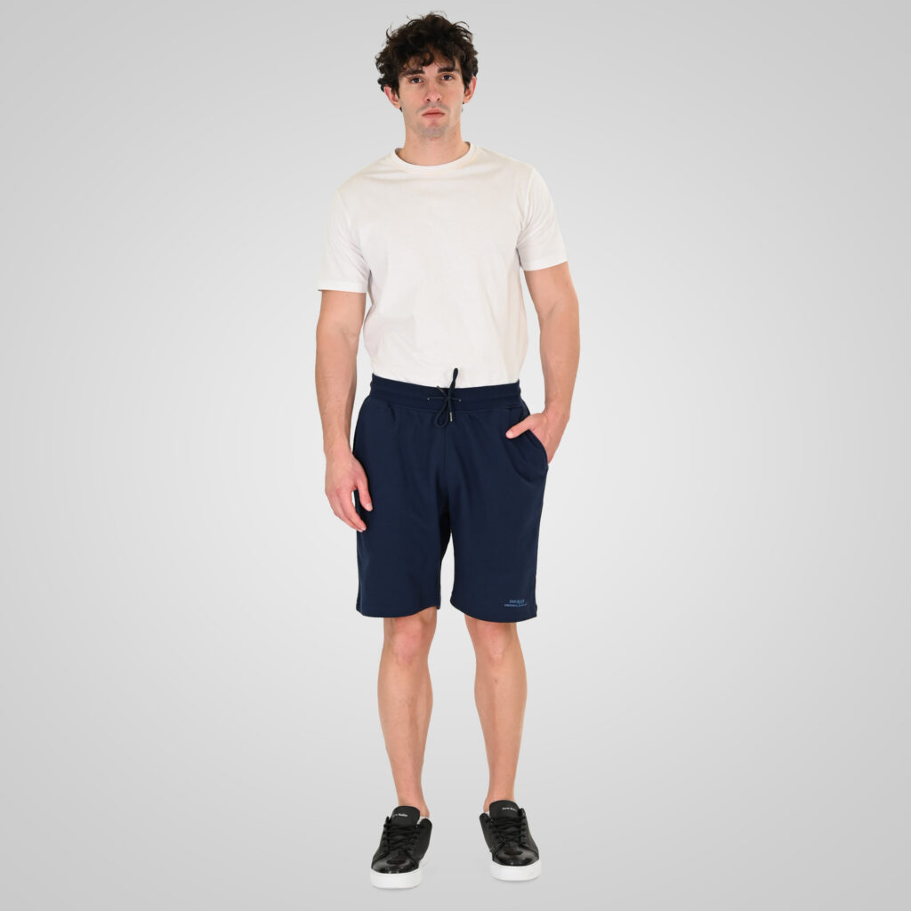 261MS-6030 MS SHORTS (TERRY FLEECE) NAVY BLUE