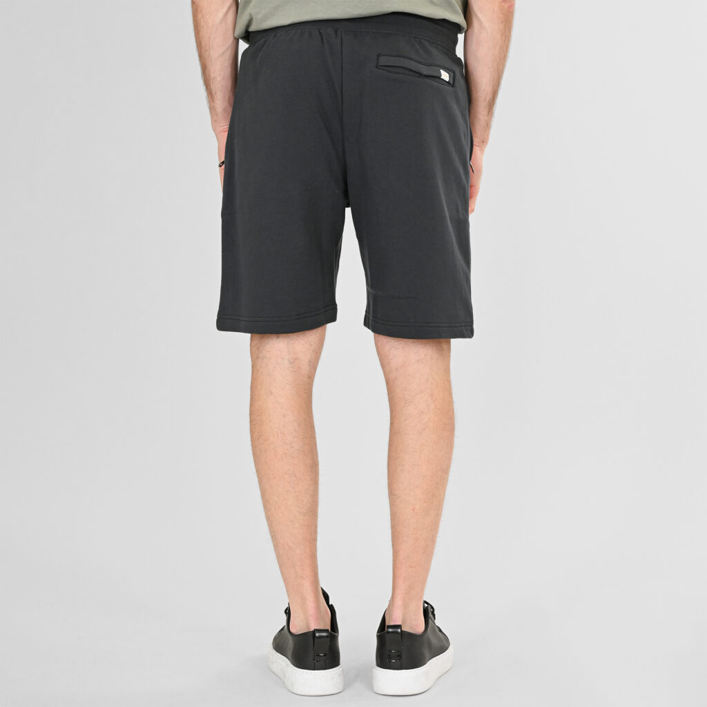 261MS-6031 MS SHORTS WITH ZIPPERS AT POCKETS (TERRY FLEECE) SHADOW GREY