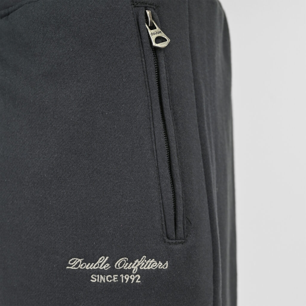 261MS-6031 MS SHORTS WITH ZIPPERS AT POCKETS (TERRY FLEECE) SHADOW GREY