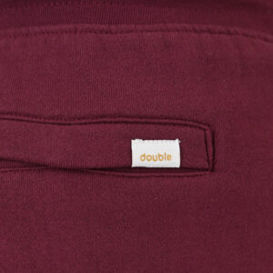 261MS-6031 MS SHORTS WITH ZIPPERS AT POCKETS (TERRY FLEECE) DK RASPBERRY - Image 6