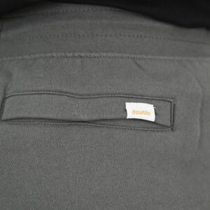 261MS-6031 MS SHORTS WITH ZIPPERS AT POCKETS (TERRY FLEECE) KHAKI - Image 6