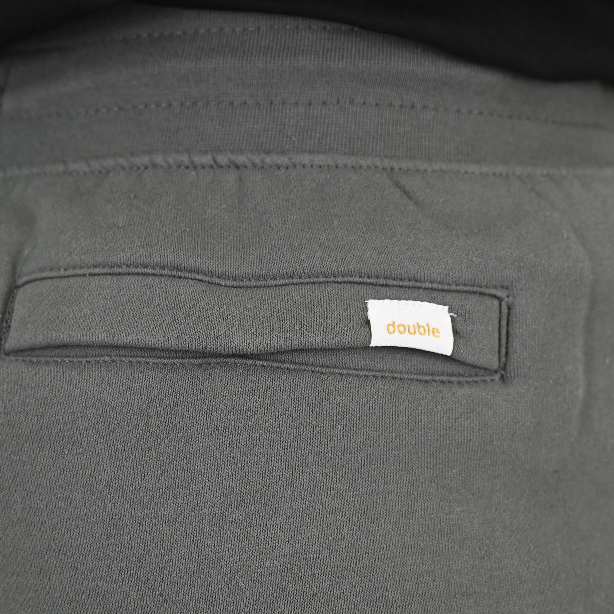 261MS-6031 MS SHORTS WITH ZIPPERS AT POCKETS (TERRY FLEECE) KHAKI - Image 6