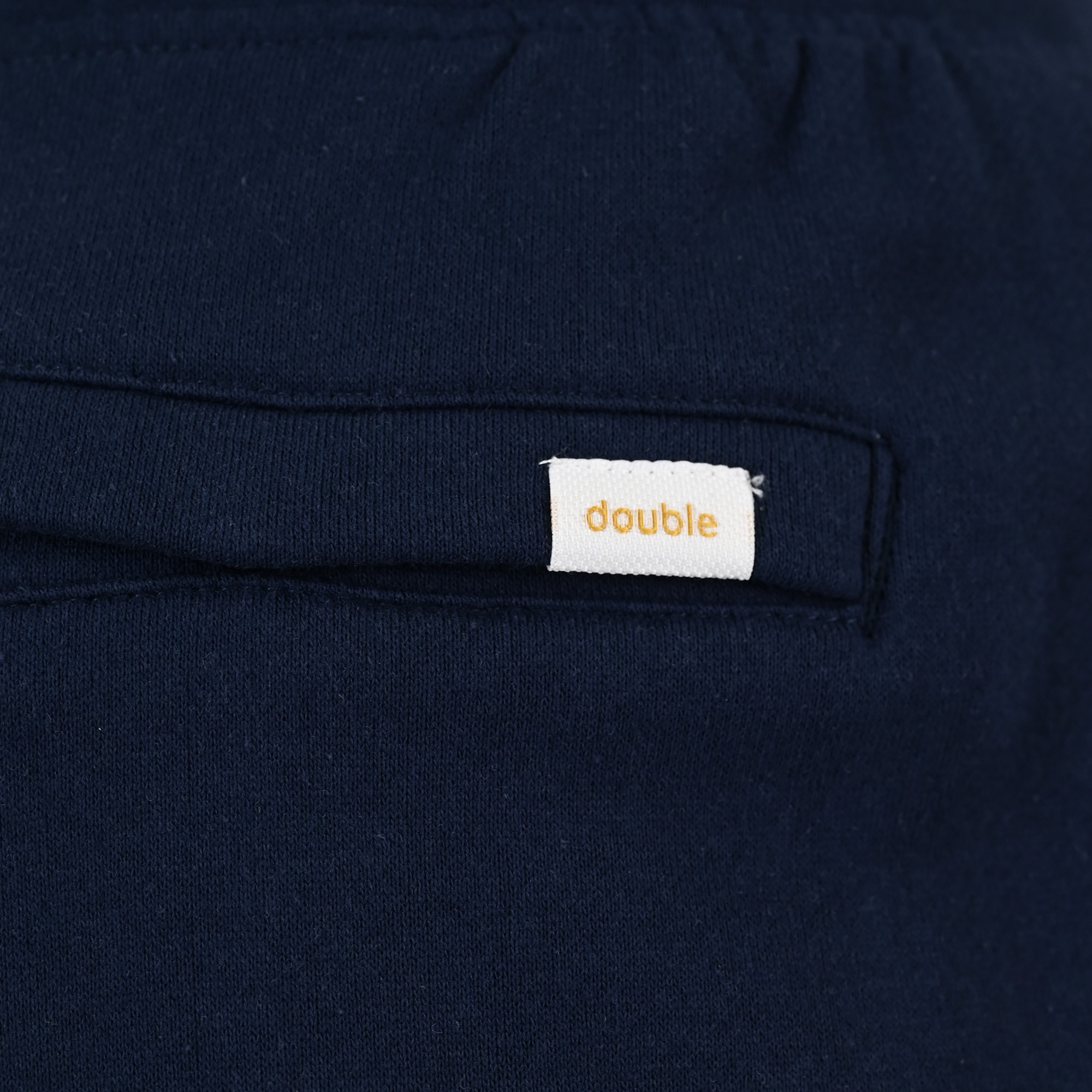 261MS-6031 MS SHORTS WITH ZIPPERS AT POCKETS (TERRY FLEECE) NAVY BLUE - Image 6