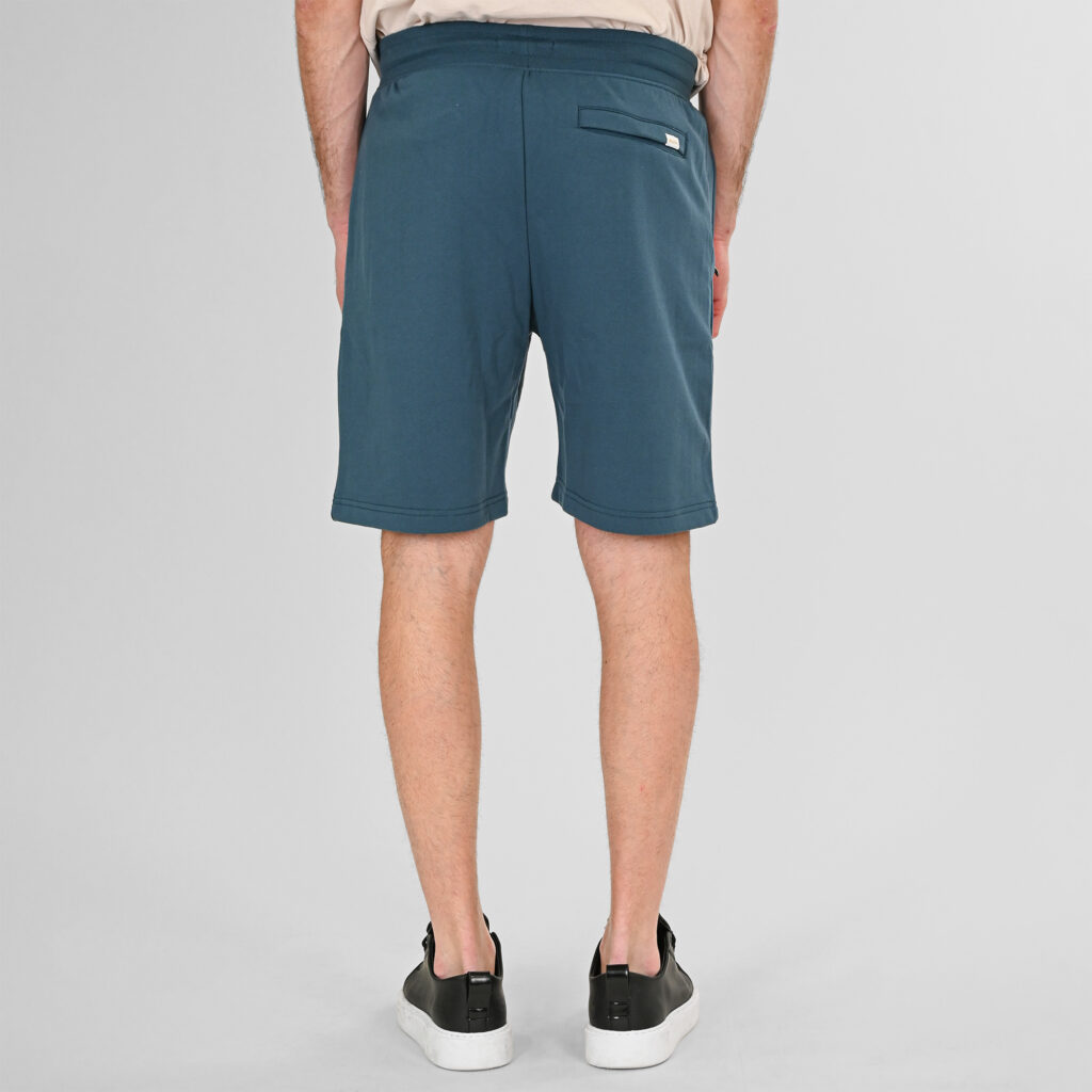261MS-6031 MS SHORTS WITH ZIPPERS AT POCKETS (TERRY FLEECE) DEEP TEAL