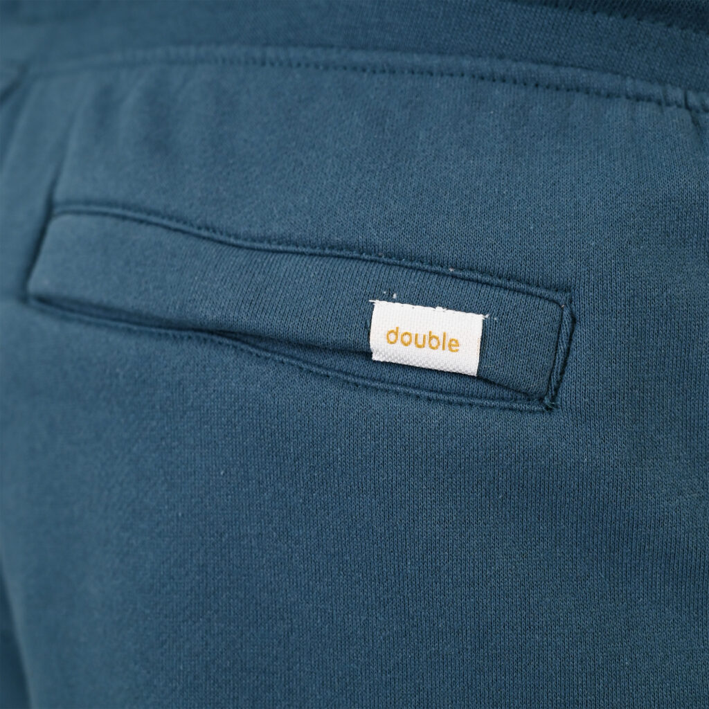 261MS-6031 MS SHORTS WITH ZIPPERS AT POCKETS (TERRY FLEECE) DEEP TEAL