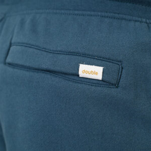 261MS-6031 MS SHORTS WITH ZIPPERS AT POCKETS (TERRY FLEECE) DEEP TEAL - Image 6