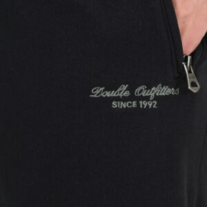 261MS-6031 MS SHORTS WITH ZIPPERS AT POCKETS (TERRY FLEECE) BLACK - Image 5
