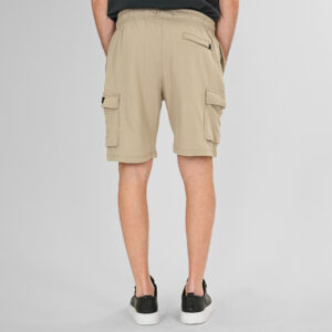 261MS-6032 MS SHORTS WITH CARGO POCKETS (TERRY FLEECE) STONE BEIGE - Image 4