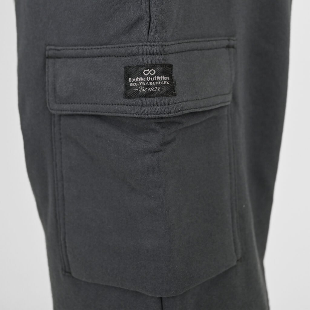 261MS-6032 MS SHORTS WITH CARGO POCKETS (TERRY FLEECE) SHADOW GREY