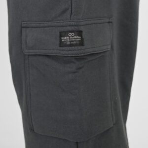 261MS-6032 MS SHORTS WITH CARGO POCKETS (TERRY FLEECE) SHADOW GREY - Image 5