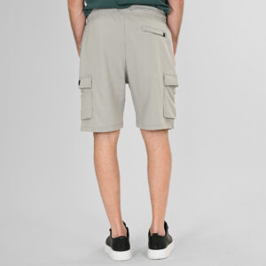 261MS-6032 MS SHORTS WITH CARGO POCKETS (TERRY FLEECE) LT GREY - Image 4