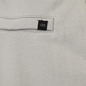 261MS-6032 MS SHORTS WITH CARGO POCKETS (TERRY FLEECE) LT GREY - Image 6
