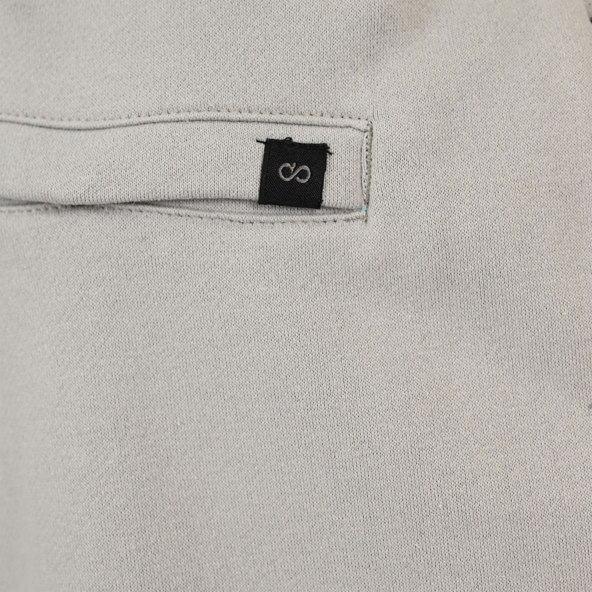 261MS-6032 MS SHORTS WITH CARGO POCKETS (TERRY FLEECE) LT GREY - Image 6