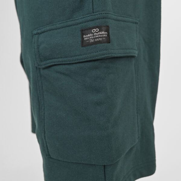 261MS-6032 MS SHORTS WITH CARGO POCKETS (TERRY FLEECE) FOREST GREEN