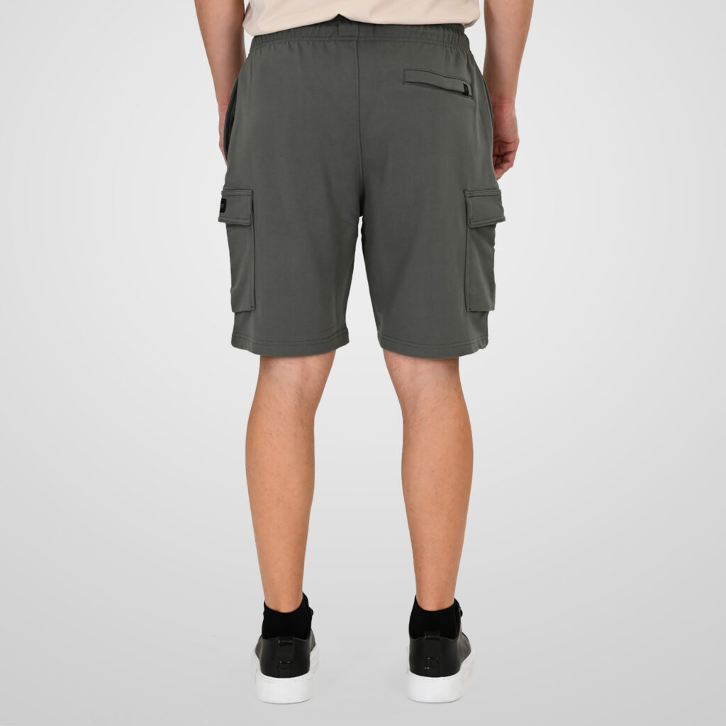 261MS-6032 MS SHORTS WITH CARGO POCKETS (TERRY FLEECE) KHAKI