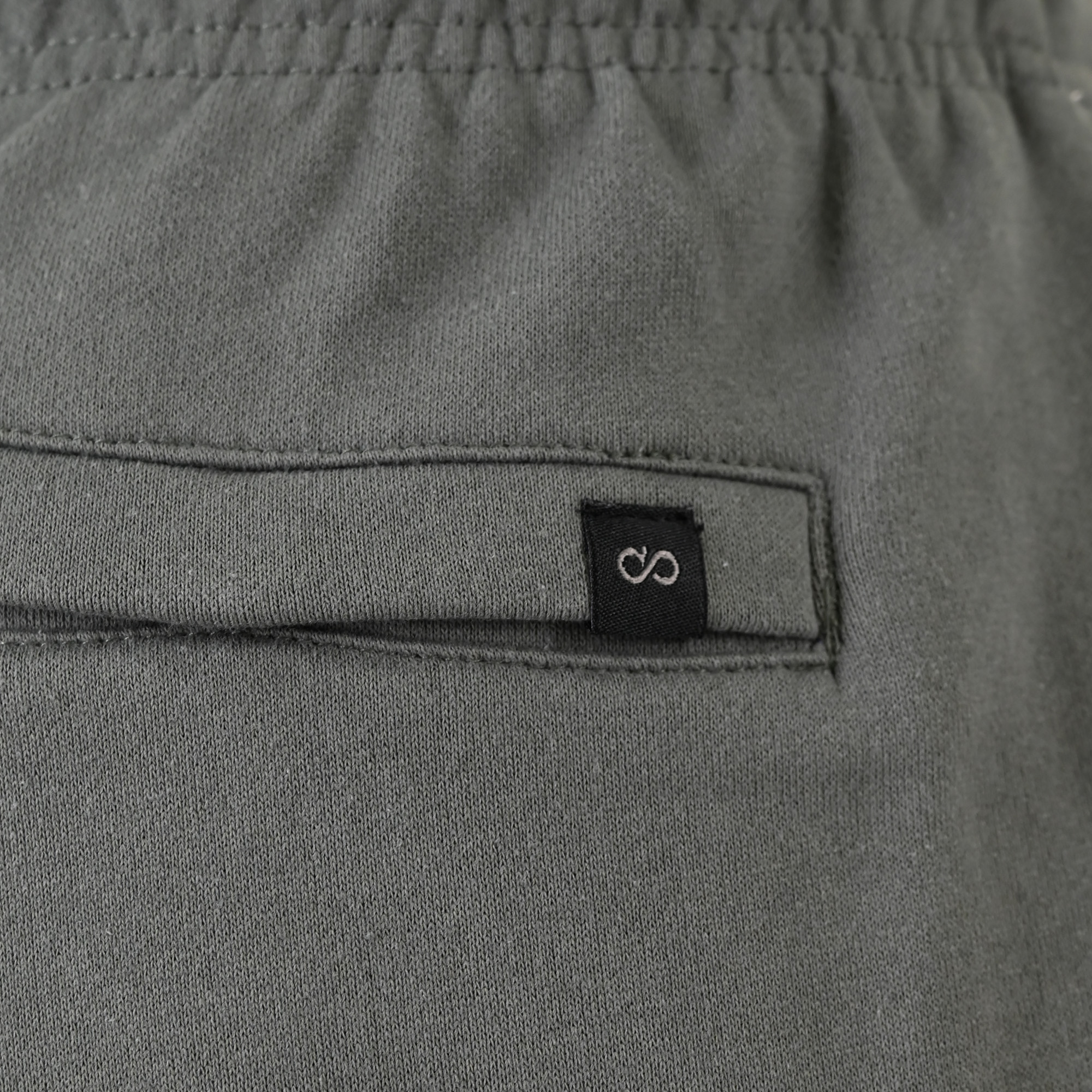261MS-6032 MS SHORTS WITH CARGO POCKETS (TERRY FLEECE) KHAKI - Image 6