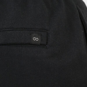 261MS-6032 MS SHORTS WITH CARGO POCKETS (TERRY FLEECE) BLACK - Image 6