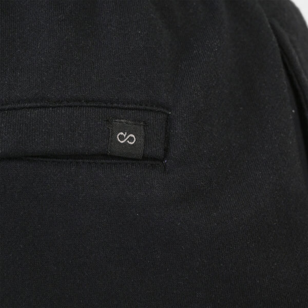 261MS-6032 MS SHORTS WITH CARGO POCKETS (TERRY FLEECE) BLACK