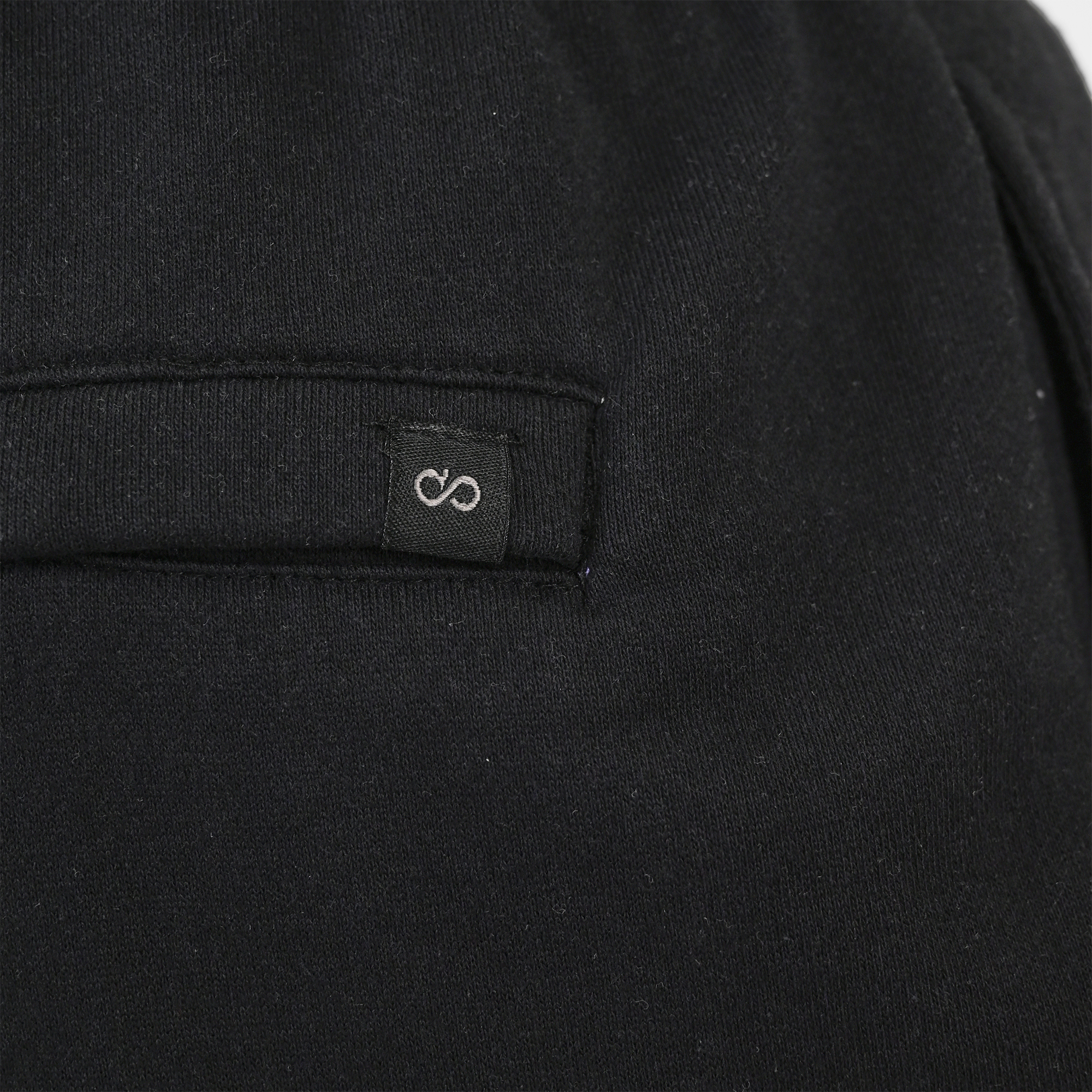 261MS-6032 MS SHORTS WITH CARGO POCKETS (TERRY FLEECE) BLACK - Image 6