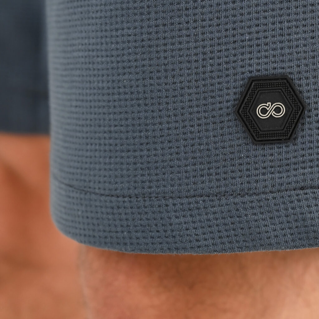 261MS-6033 MS SHORTS IN WAFFLE FABRIC (SPECIAL FABRIC) ANTHRACITE