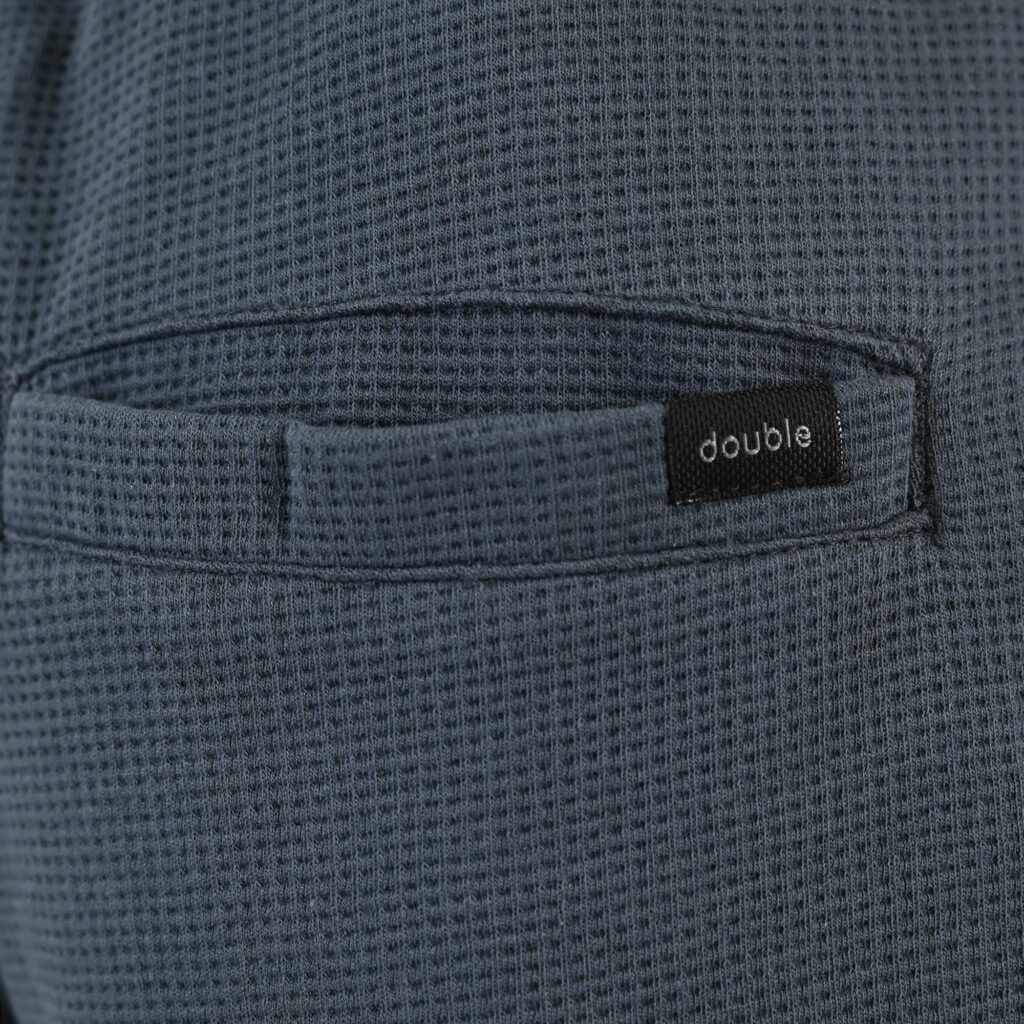 261MS-6033 MS SHORTS IN WAFFLE FABRIC (SPECIAL FABRIC) ANTHRACITE
