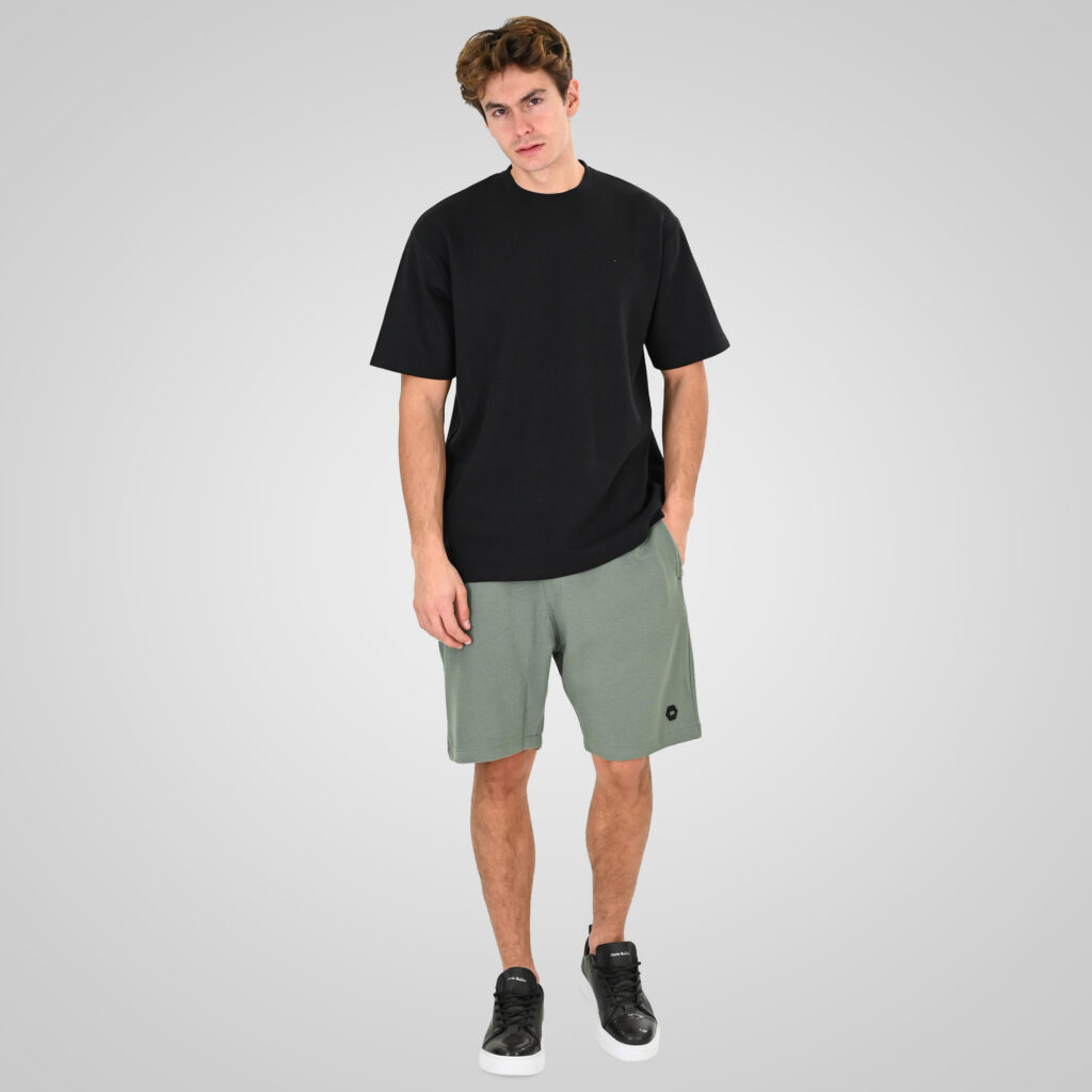 261MS-6033 MS SHORTS IN WAFFLE FABRIC (SPECIAL FABRIC) SAGE GREEN