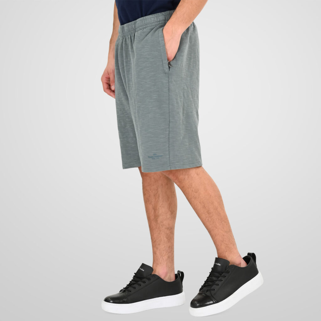 261MS-6035 MS SHORTS JERSEY-FLAMA WITH ZIPPER POCKETS (SPECIAL FABRIC) DK MINT
