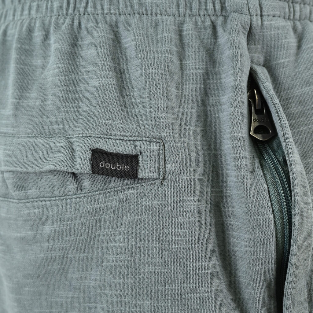 261MS-6035 MS SHORTS JERSEY-FLAMA WITH ZIPPER POCKETS (SPECIAL FABRIC) DK MINT